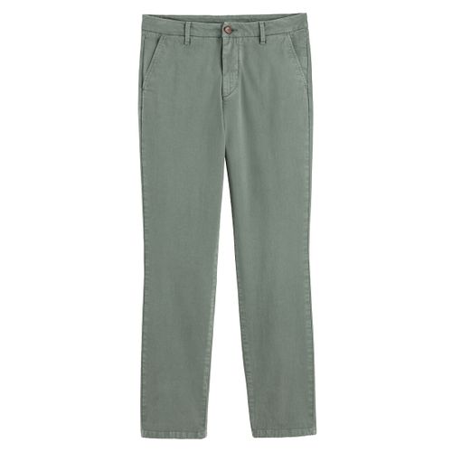 Pantaloni chino taglio regular, in cotone bio - LA REDOUTE COLLECTIONS - Modalova