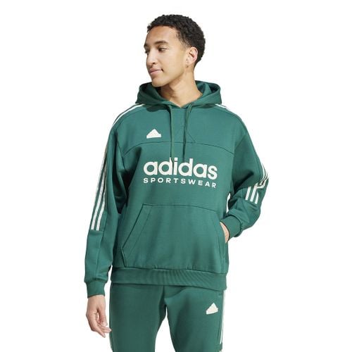 Felpa Doppio Logo Con 3 Bande Tiro Uomo Taglie M - adidas sportswear - Modalova