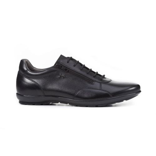 Sneakers Traspiranti Con Zip Symbol Uomo Taglie 40 - geox - Modalova