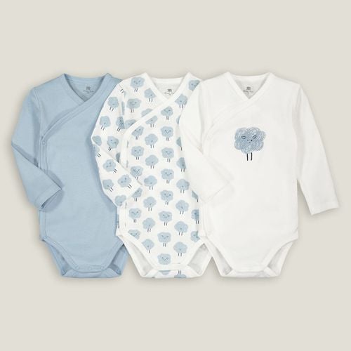 Confezione Di 3 Body Neonato A Maniche Lunghe Taglie 1 mese - 54 cm - la redoute collections - Modalova