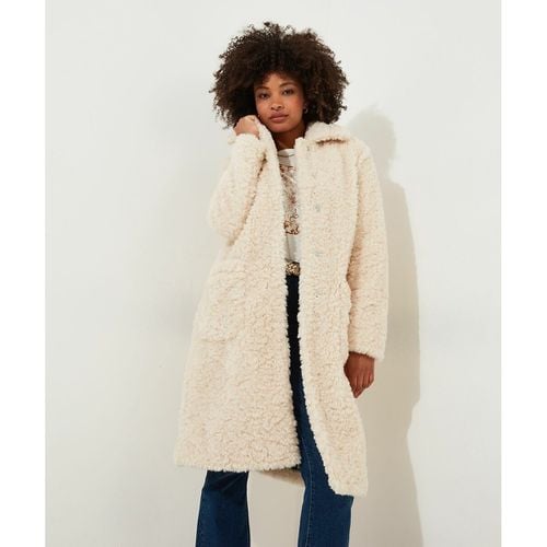 Cappotto lungo in sherpa - JOE BROWNS - Modalova