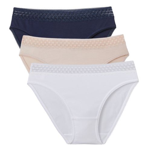 Confezione Da 3 Slip Donna Taglie 34/36 (FR) - 38/40 (IT) - la redoute collections - Modalova