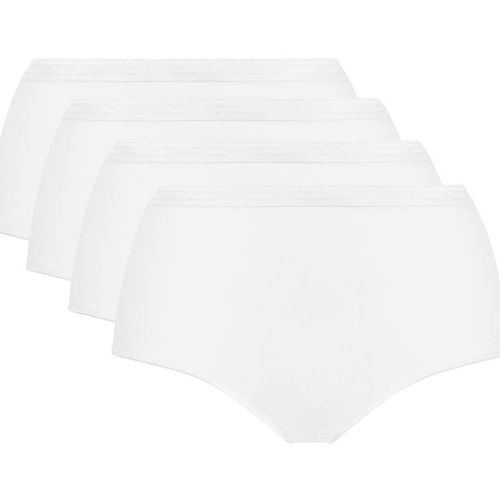 Confezione da 3 + 1 gratuito slip midi in cotone bio - PLAYTEX - Modalova