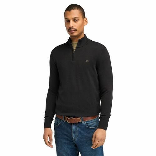 Pull collo con cerniera in cotone regular - TIMBERLAND - Modalova