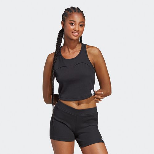 Top crop a coste Lounge Rib - ADIDAS SPORTSWEAR - Modalova