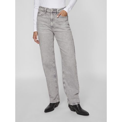 Jeans Regular, Dritto Vita Alta Donna Taglie 34 (FR) - 38 L30 (IT) - vila - Modalova