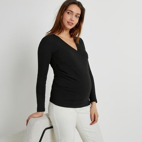 T-shirt Premaman E Allattamento, Cache-cœur Donna Taglie S - la redoute collections - Modalova