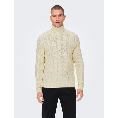 Maglione dritto dolcevita Phil - ONLY & SONS - Modalova