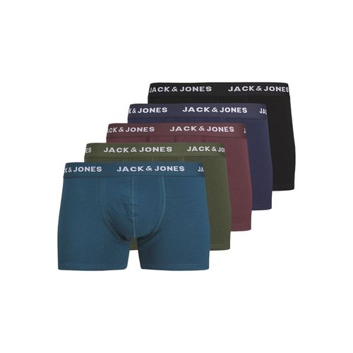 Confezione da 5 boxer tinta unita - JACK & JONES - Modalova