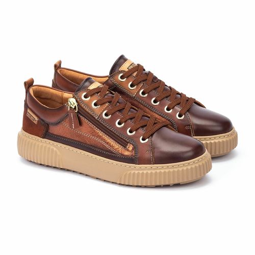 Sneakers In Pelle Donna Taglie 38 - pikolinos - Modalova