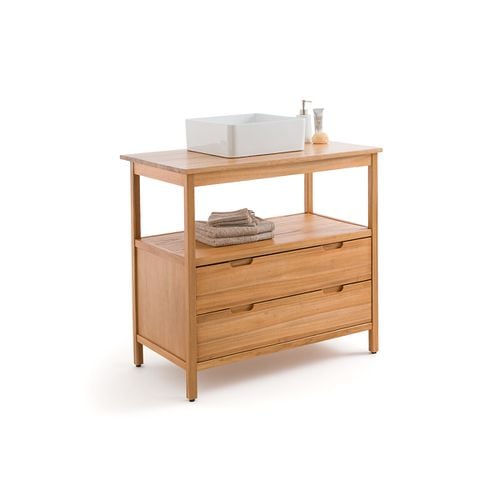 Mobile sotto lavabo in acacia L90 cm, Cheira - LA REDOUTE INTERIEURS - Modalova