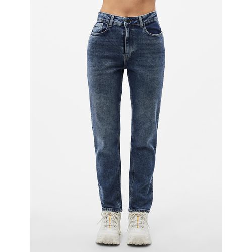 Jeans Dritti, Vita Alta Donna Taglie W29 L32 (US) - 42 (IT) - pieces - Modalova