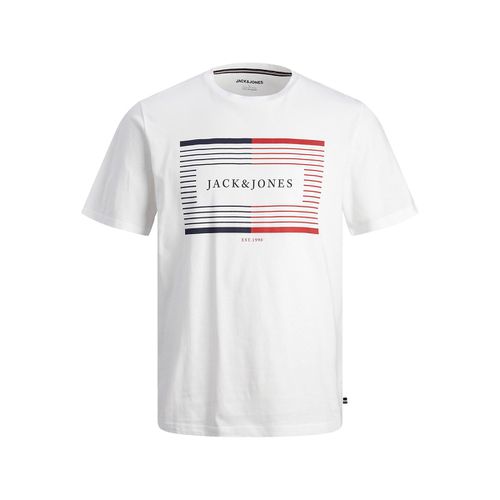 T-shirt Girocollo Con Logo Uomo Taglie XS - jack & jones - Modalova