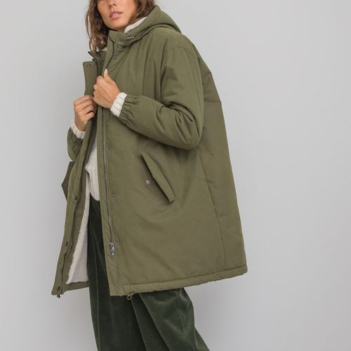 Parka Media Lunghezza Oversized Con Cappuccio Donna Taglie 48 (FR) - 52 (IT) - la redoute collections - Modalova