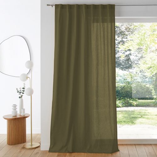 Tenda Cotone Finitura Patte Nascoste, Scénario Taglie 180 x 135 cm - la redoute interieurs - Modalova