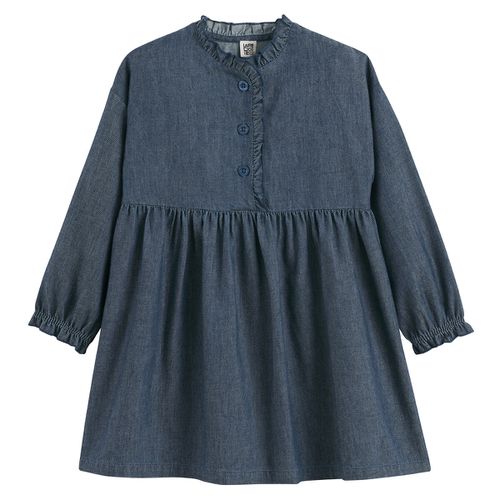 Abito In Denim Leggero A Maniche Lunghe Taglie 12 mesi - 74 cm - la redoute collections - Modalova