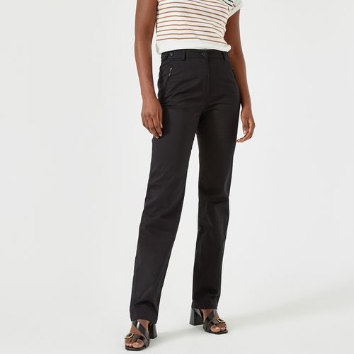 Pantaloni, Satin Di Cotone Stretch Donna Taglie 36 (FR) - 40 (IT) - anne weyburn - Modalova