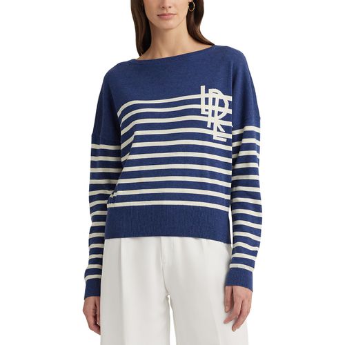 Maglione A Righe Stile Marino Maniche Lunghe Hainvette Donna Taglie L - lauren ralph lauren - Modalova