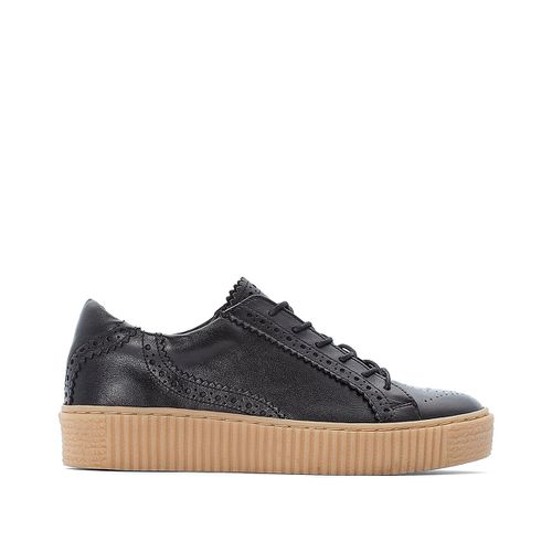 Sneakers In Pelle Con Zeppa Donna Taglie 36 - la redoute collections - Modalova