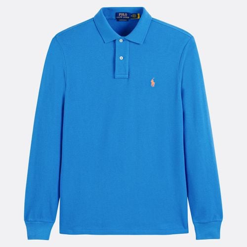 Polo dritta maniche lunghe custom fit - POLO RALPH LAUREN - Modalova