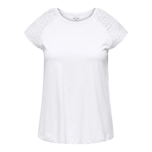 T-shirt Maniche Ricamate Donna Taglie 46/48 (FR) - 50/52 (IT) - only carmakoma - Modalova