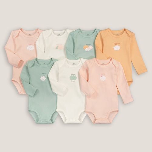 Confezione Da 7 Body A Maniche Lunghe Taglie 3 anni - 94 cm - la redoute collections - Modalova