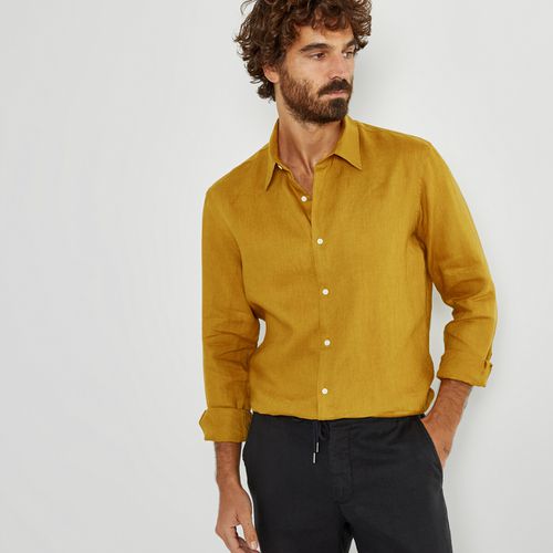 Camicia Dritta, Maniche Lunghe, In Lino, Signature - la redoute collections - Modalova