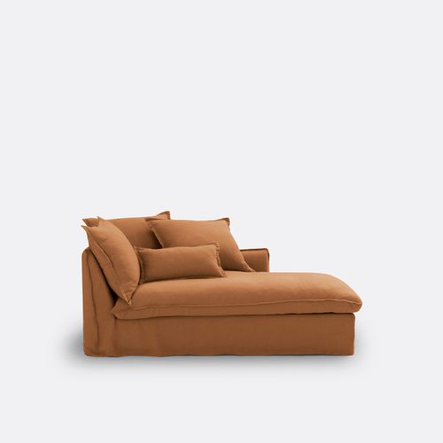 Chaise Longue Lino Stropicciato, Bultex, Odna Taglie meridiana destra - la redoute interieurs - Modalova