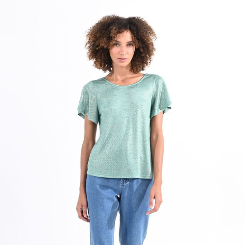 T-shirt Girocollo Dorso Incrociato Donna Taglie S - molly bracken - Modalova