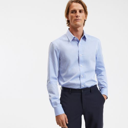 Camicia taglio slim, collo francese maniche lunghe - LA REDOUTE COLLECTIONS - Modalova