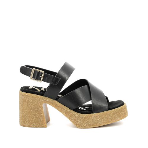 Sandali con tacco in pelle Kick Charlotte - KICKERS - Modalova