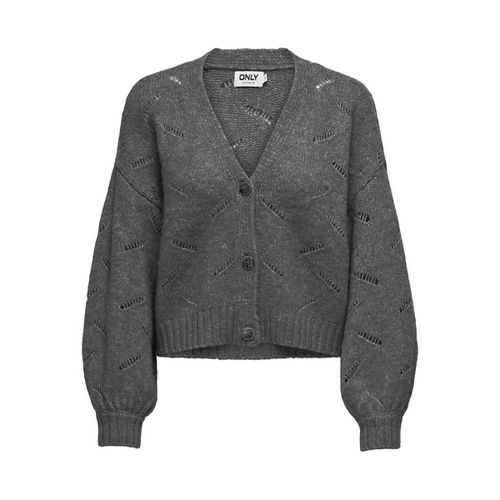 Cardigan scollo a V, maglia traforata - ONLY - Modalova