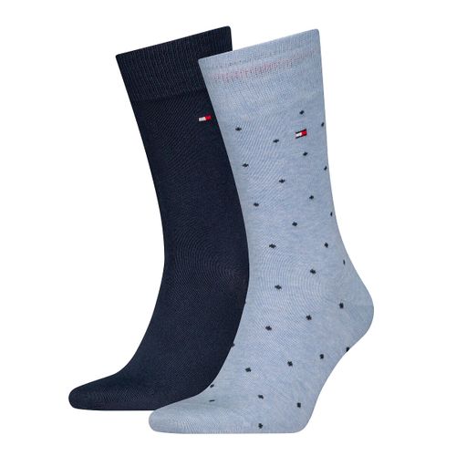 Confezione Da 2 Paia Di Calze Alte Uomo Taglie 39/42 - tommy hilfiger - Modalova