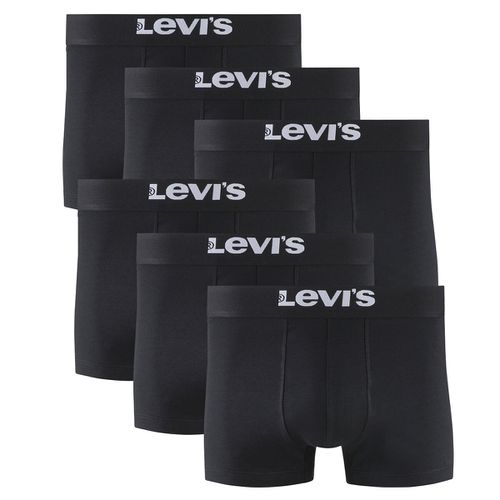 Confezione da 6 boxer in cotone tinta unita - LEVI'S - Modalova