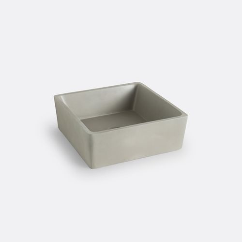 Lavabo quadrato cemento, Cubel - LA REDOUTE INTERIEURS - Modalova