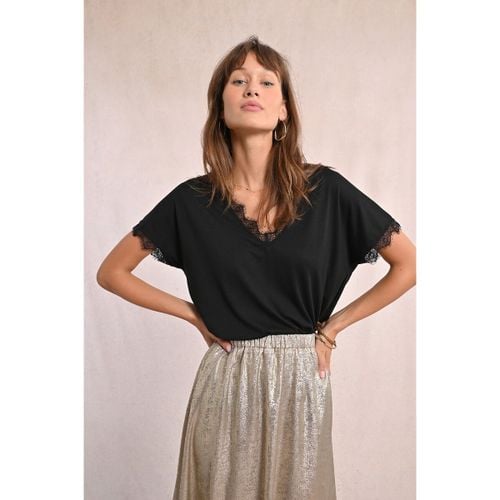 T-shirt Maniche Corte Scollo A V Donna Taglie XS - molly bracken - Modalova