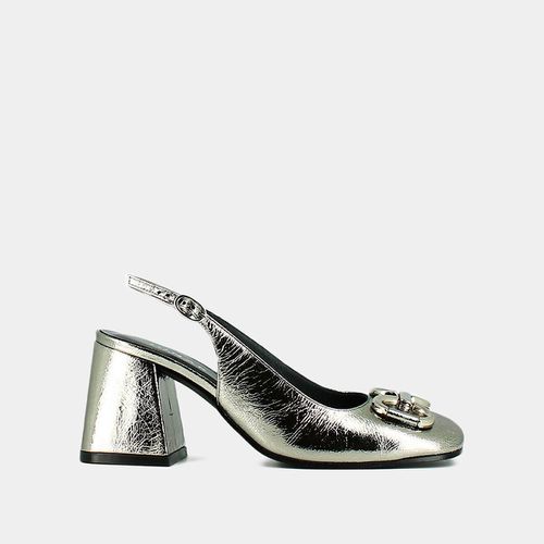 Decolleté Slingback In Pelle Double Donna Taglie 40 - jonak - Modalova