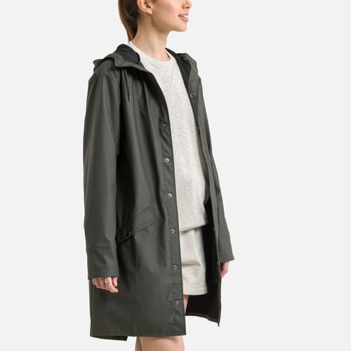 Giacca impermeabile con cappuccio unisex LONG JACKET - RAINS - Modalova