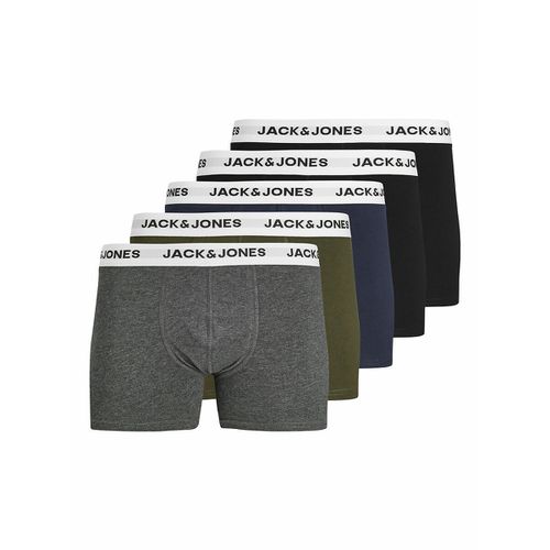 Confezione da 5 boxer tinta unita - JACK & JONES - Modalova