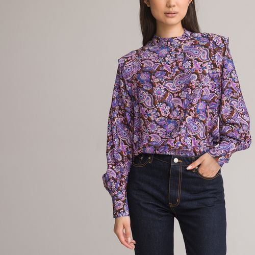 Blusa collo alto, maniche lunghe, stampata - LA REDOUTE COLLECTIONS - Modalova