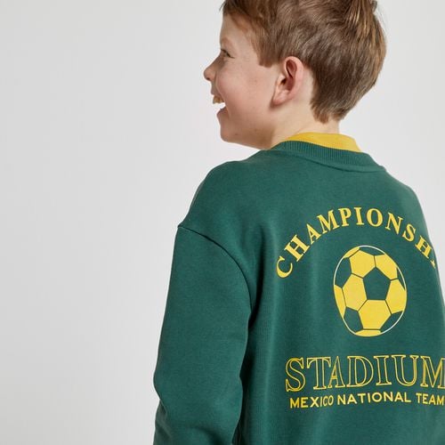 Felpa stampa football - LA REDOUTE COLLECTIONS - Modalova