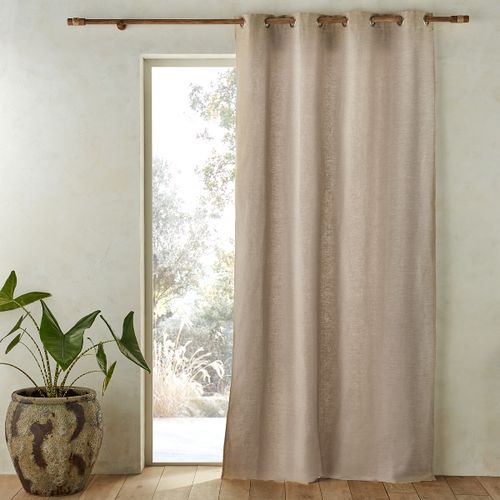 Tenda In Lino Foderata In Cotone Con Occhielli, Colin Taglie 140 x 180 cm - am.pm - Modalova