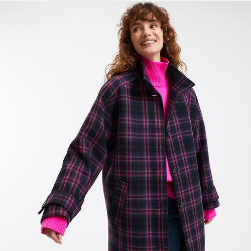 Cappotto maxi lunghezza a quadri, pieno inverno - LA REDOUTE COLLECTIONS - Modalova