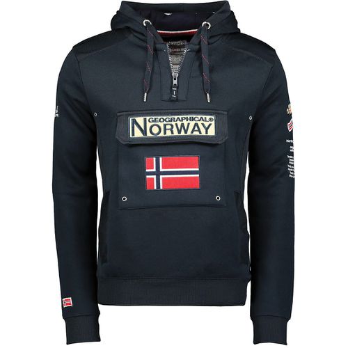 Felpa con cappuccio con logo Gymclass - GEOGRAPHICAL NORWAY - Modalova