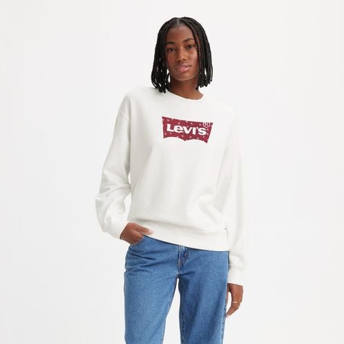 Felpa Girocollo, Logo Al Petto Donna Taglie L - levi's - Modalova