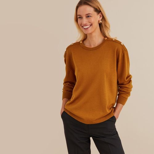 Maglione Girocollo In Fine Maglia, Misto Lana Donna Taglie 38/40 (FR) - 42/44 (IT) - anne weyburn - Modalova