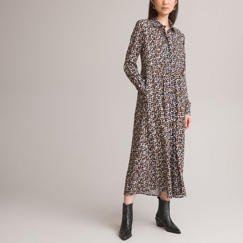 Abito chemisier molto lungo, stampa animalier - LA REDOUTE COLLECTIONS - Modalova