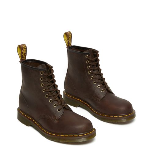 Boots in pelle con lacci - DR. MARTENS - Modalova