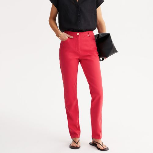 Pantaloni Dritti 5 Tasche Cotone Stretch Donna Taglie 36 (FR) - 40 (IT) - anne weyburn - Modalova