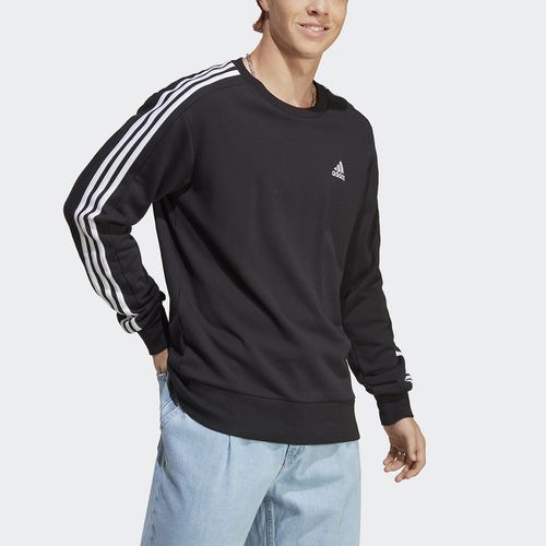 Felpa Con 3 Bande Uomo Taglie XS - adidas sportswear - Modalova